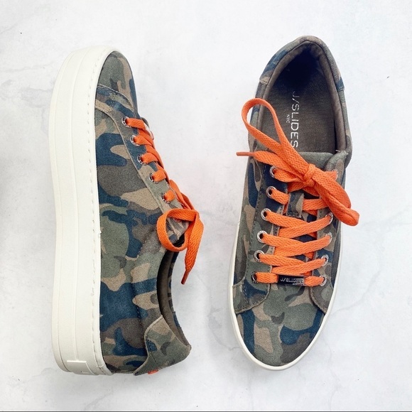[JSlides] Trendy Platform Camo Sneakers - Picture 3 of 6